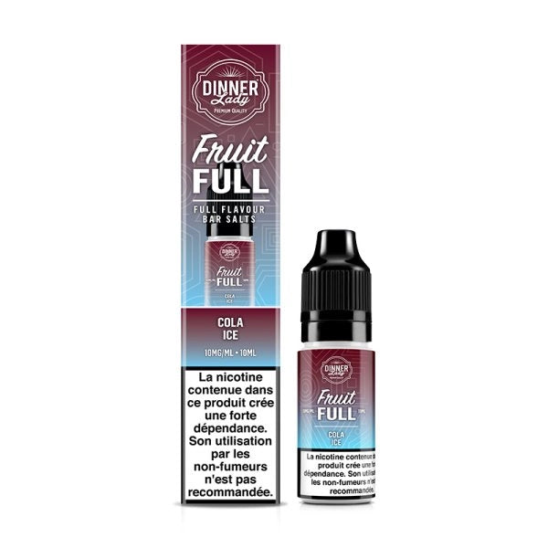 Cola Ice Nic Salts 10ml - Fruit Full by Dinner Lady - Nicotine : 20mg , 10 mg