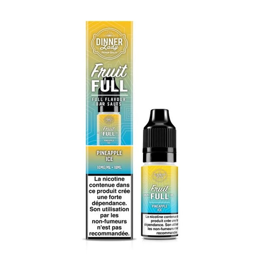 Pineapple Ice Nic Salts 10ml - Fruit Full by Dinner Lady - Nicotine : 20mg, 10 mg