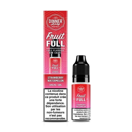 Strawberry Watermelon Nic Salts 10ml - Fruit Full by Dinner Lady - Nicotine : 10mg